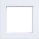 Hager WAD6100WM frame 1-way A.1 light white matte