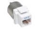 INTELLINET 167062 Cat6 UTP modular jack, keystone jack, white, tools
