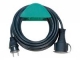 Extension cable 10m black rubber Brennenstuhl IP44