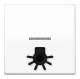 Jung AS591L1KO5WW Rocker with light symbol abtastbarem, AS 591 L1KO5 WW alpine white