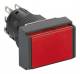 Schneider Electric XB6EDW4B1P Schneider Leuchtdrucktaster 1W rot rechteckig flach LED 24V Mono