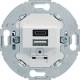 Berker 260419 USB A+C Lade-Standard 2fach 3.0A rund pw
