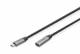 DIGITUS USB-3.0 Gen.1, USB Type-C extension cable; M/F, 1m