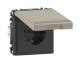 Merten MEG2312-6050 SCHUKO socket with folding and writing BRS pcs