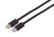 Kabel USB, C(St) => C(St), 1.5m, USB2.0, schwarz, TPE, PD up to 60W, Textil,