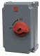 Mennekes 52246 switch disconnector 80A 3-pole gray IP67 with auxiliary contact 1S 1Ö