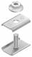 Niedax GRVM6X20V GRV M6x20 V mesh cable tray Universalve, m. Flanschm. blue passivated DIN 50 961