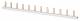 Siemens 5ST3736 Stiftsammelschiene 10qmm 2phasig+HS 214mm lang vollisoliert