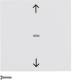 Berker 85241189 blind shutter switch 1-way S.1/B.3/B.7 polar white glossy