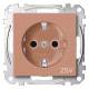 Merten MEG2300-0302 Socket outlet BRS, f.Sonder StK ZSV orange System M