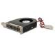 StarTech.com Expansion Slot Rear Exhaust Cooling Fan with LP4 Connector - 2200 rpm Ball Bearing