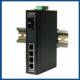 Microsens Entry Line Switch industrial 5Port DIN rail, 4x FE RJ, 1x LWL (SC) MS655102X