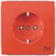 Siemens 5UB1827 DELTA style orange (ZSV) SCHUKO socket outlet 10/16A 250V