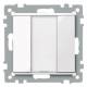Merten 617119 1-fold plus , polar white, glossy