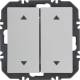 Berker 24128209 Wandsendermodul Enocean mit Wippe 2fach mit Symbol Pfeile S.1 pws matt