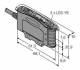 Turck D10IPFP opto sensor base device for plastic light guide 3062388