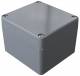 Rose Systemtechnik 10808060 Rose aluminum standard housing IP66 silver gray 80x75x57 mm