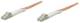 Intellinet 471237 Glasfaser LWL-Anschlusskabel, Duplex, Multimode LC/LC, 62,5/125 µm, OM1, 5 m, orange
