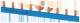 Siemens 5ST37870 5ST3787-0 Stiftsammelschiene 10 mm² 1p+N blau 1TE berührungssicher