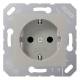 Jung CD5120BFPG SCHUKO Steckdose für Klappdeckel bruchsicher platin-grau
