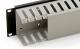 Triton 48,3 cm ( 19 inch ) accessory Cable management panel with channel, 2U, Black / G