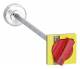Schneider Electric LV431051 Schneider Extended front twist handle red/yellow for INS250 INV100¿250