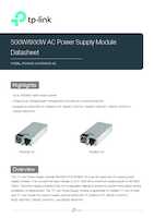 Datasheet for TP-Link PSM500-AC, EAN: 4895252502732