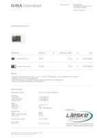Datenblatt zu Gira 120903, EAN: 4010337053422