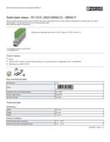 Datasheet for Phoenix Contact 2905417, EAN: 4017918079406