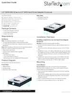 Datasheet for Startech.com 25SATSAS35HD, EAN: 0065030874434