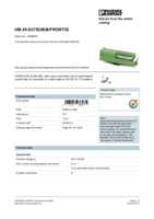 Datasheet for Phoenix Contact 2959625, EAN: 4017918086275