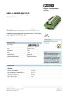 Datasheet for Phoenix Contact 2979472, EAN: 4017918130367