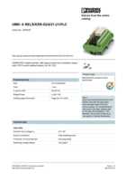 Datasheet for Phoenix Contact 2976187, EAN: 4017918089245