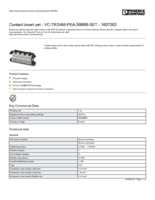 Datasheet for Phoenix Contact 1607263, EAN: 4017918941017