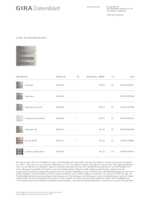 Datasheet for Gira 5534920, EAN: 4010337022527