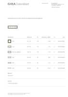 Datasheet for Gira 0214416, EAN: 4010337024422