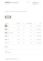 Datasheet for Gira 0213416, EAN: 4010337024415
