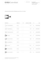 Datasheet for Gira 147165, EAN: 4010337075738