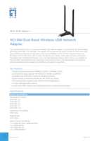 Datasheet for LevelOne WUA-1810A, EAN: 4015867200377