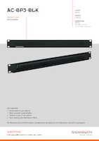 Datasheet for RACKMOUNT.IT AC-BP3-BLK, EAN: 8720297440380