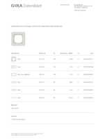 Datasheet for Gira 0211411, EAN: 4010337023777