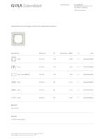 Datasheet for Gira 0211421, EAN: 4010337023838