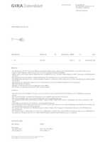 Datenblatt zu Gira 207400, EAN: 4010337031185