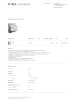 Datenblatt zu Gira 211400, EAN: 4010337018414