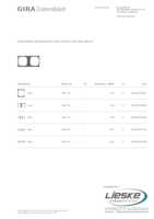 Datasheet for Gira 1462728, EAN: 4010337070580