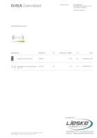 Datenblatt zu Gira 224700, EAN: 4010337017172