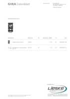 Datenblatt zu Gira 224600, EAN: 4010337017165