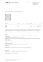 Datenblatt zu Gira 510100, EAN: 4010337017240
