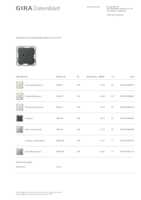 Datasheet for Gira 284028, EAN: 4010337840282