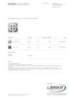 Datenblatt zu Gira 569803, EAN: 4010337463429